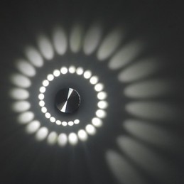 Modern Light Aluminum Flush Mount Wall Lamp Integrated