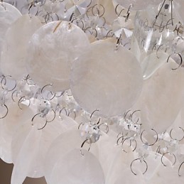 Modern Contemporary Crystal Mini Style Chrome Flush Mount