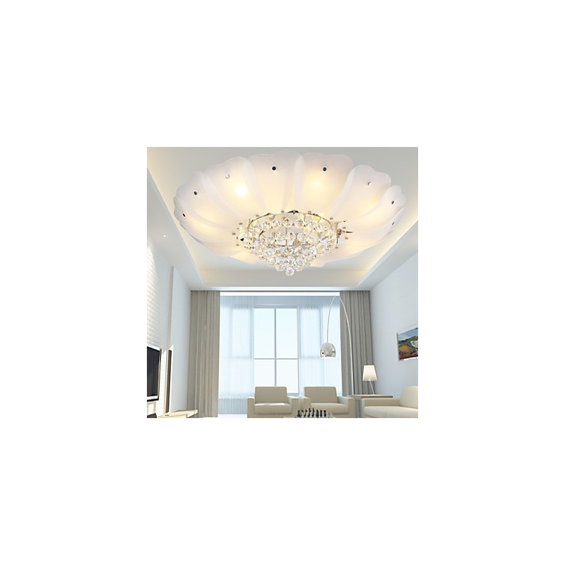 Flush Mount Crystal Modern Contemporary Traditional Classic Metal