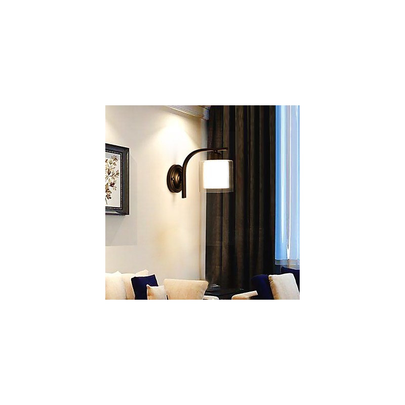 Traditional Classic Country Retro Painting Feature for Wall Sconces Wall Light