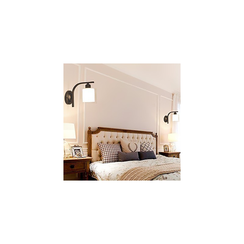 Traditional Classic Country Retro Painting Feature for Wall Sconces Wall Light