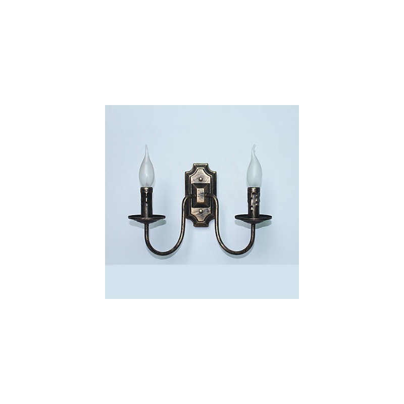 Retro Simple Wall Lamp Corridor Hallway Double Head Lamp Bedroom Living Room Wall Lamp Lighting