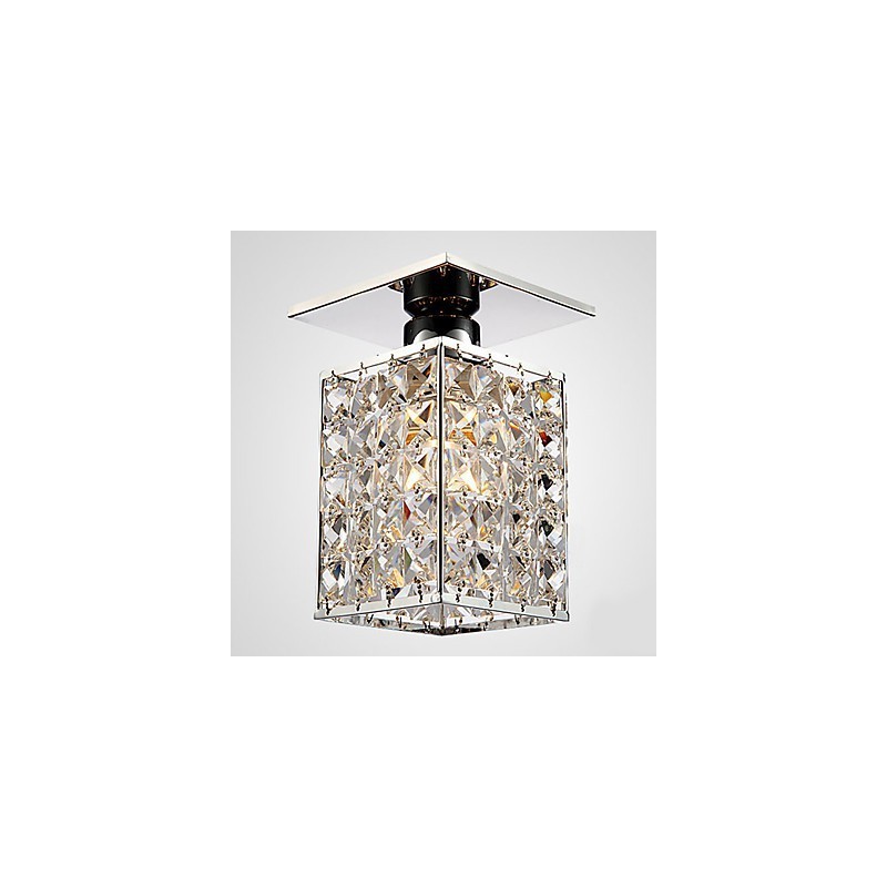 Modern Contemporary Electroplated Metal Flush Mount