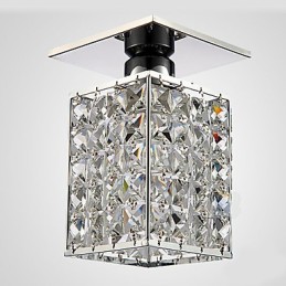 Modern Contemporary Electroplated Metal Flush Mount