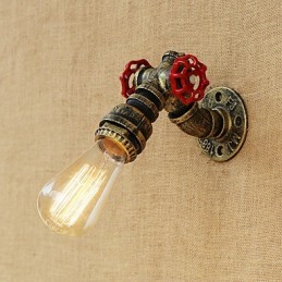 Country Retro Painting Feature for Mini Style Ambient Light Wall Sconces Wall Light
