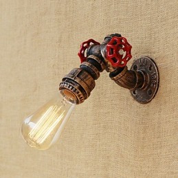 Country Retro Painting Feature for Mini Style Ambient Light Wall Sconces Wall Light
