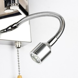 Modern Contemporary Rustic Lodge Modern Comtemporary Country Chrome Feature for Crystal Swing Arm Wall Lamp