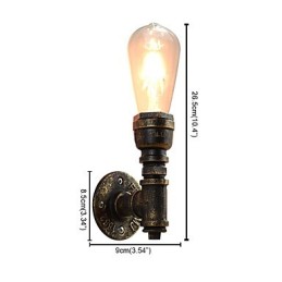 Wall Light Wall Sconces Wall Iron Wall Lamp Dumb Black Lightsaber Lamp On Wall