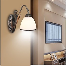 European Style Retro Living Room Bedroom Lamp Porch Wall Lamp Balcony Coffee Shop Wall Lamp
