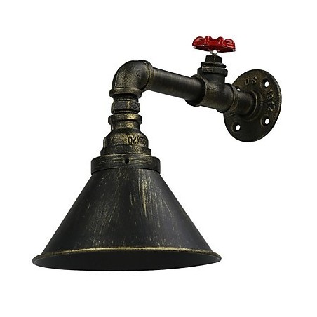 loft Retro Industrial Wall Sconce Restaurant And Bar Metal Water Pipe Wall lamp