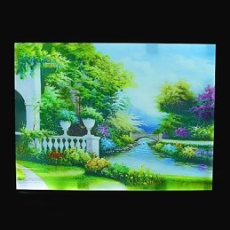 Integrated Modern Contemporary Modern Comtemporary Painting Feature for Ambient Light Wall Sconces