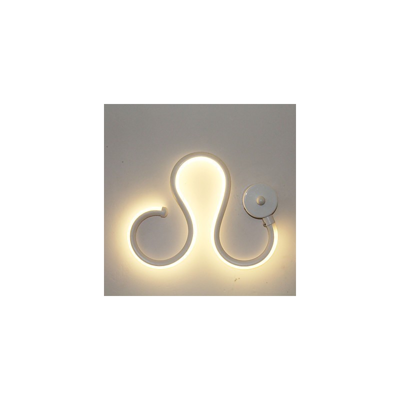 Modern Minimalist Lamp Aluminum Lamp Bedroom Bedside Lamp Decoration Designers Shaped Corridor Lighting Creative Living Room Lamps