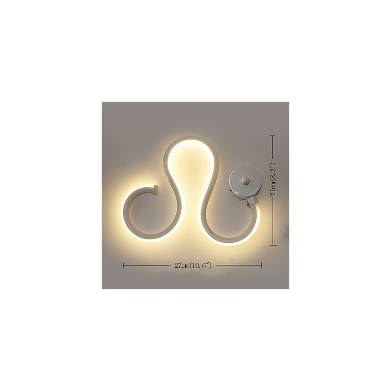 Modern Minimalist Lamp Aluminum Lamp Bedroom Bedside Lamp Decoration Designers Shaped Corridor Lighting Creative Living Room Lamps