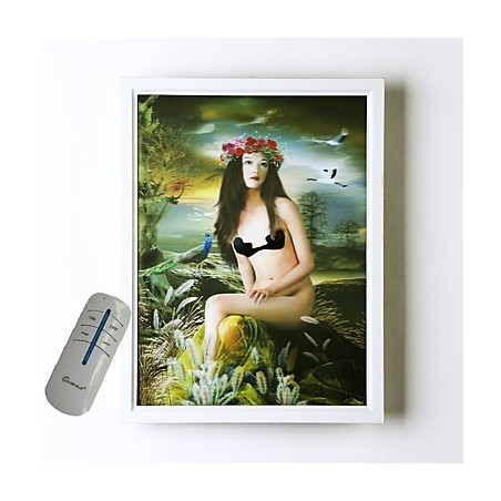 Integrated Modern Contemporary Modern Comtemporary Painting Feature for Ambient Light Wall Sconces