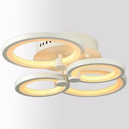 42W Flush Mount Modern Contemporary Painting Metal