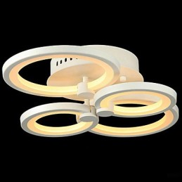 42W Flush Mount Modern Contemporary Painting Metal