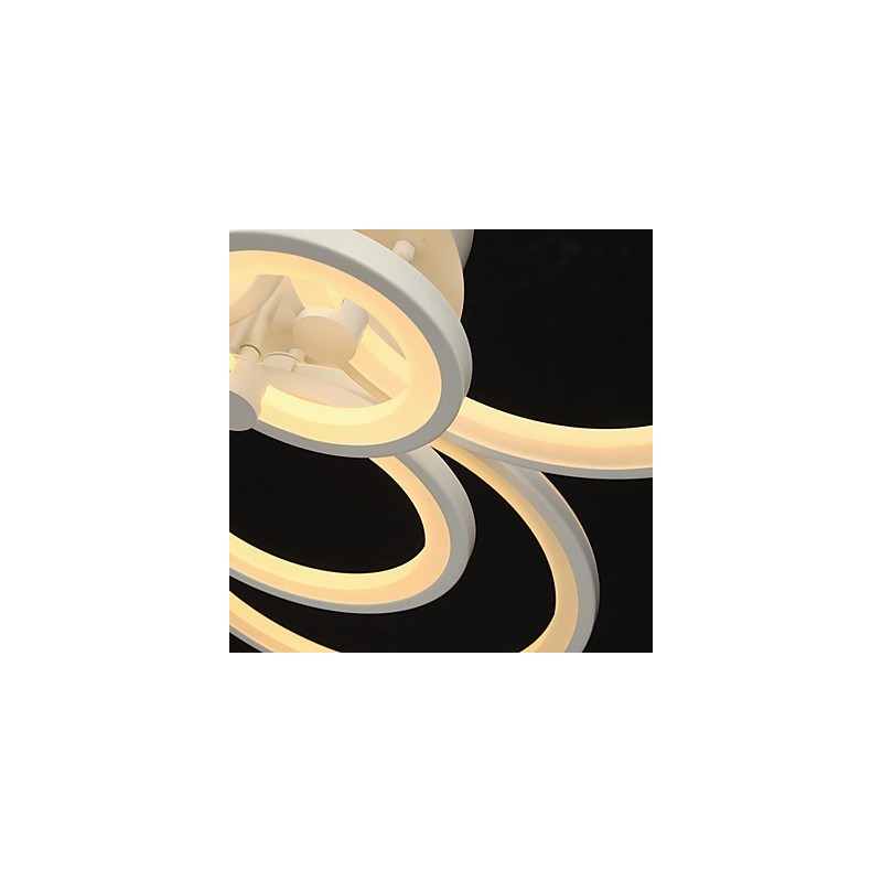 42W Flush Mount Modern Contemporary Painting Metal