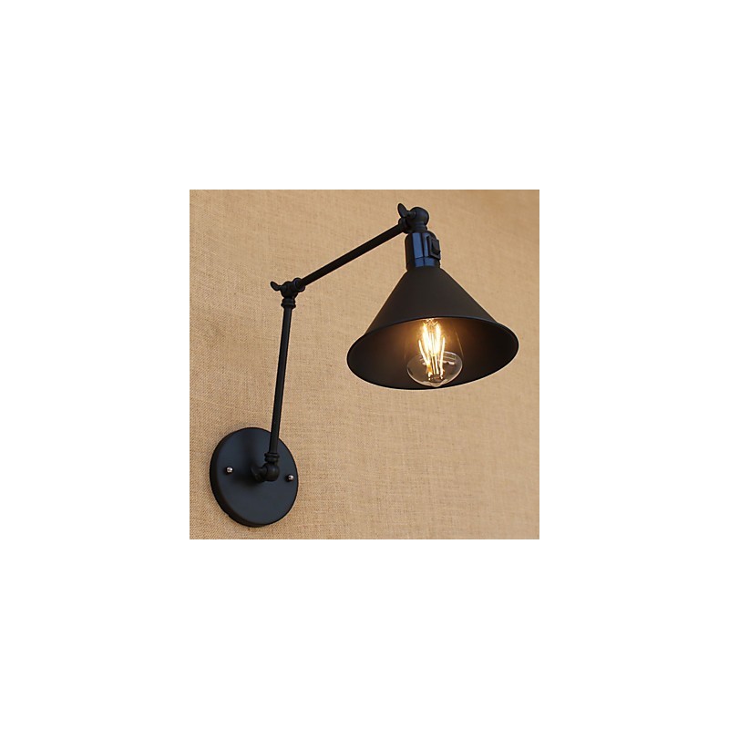 Country Retro Painting Feature for Mini Style Swing Arm Eye Protection Downlight Swing Arm Lights