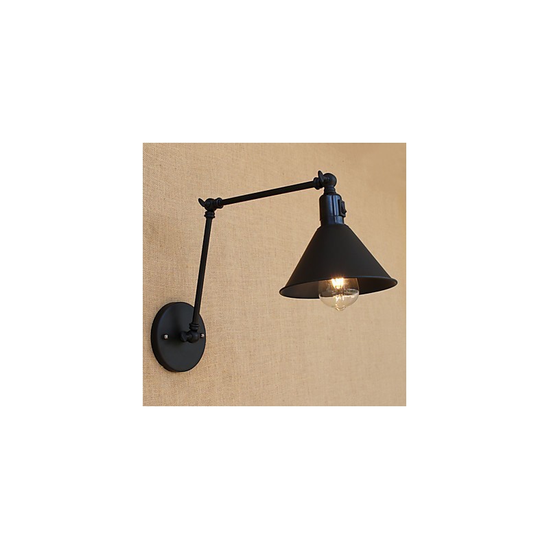 Country Retro Painting Feature for Mini Style Swing Arm Eye Protection Downlight Swing Arm Lights