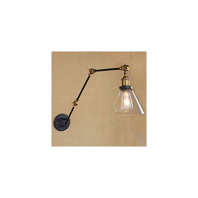 Simple Vintage Country Retro Painting Feature for Swing Arm Eye Protection Ambient Light