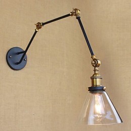 Simple Vintage Country Retro Painting Feature for Swing Arm Eye Protection Ambient Light