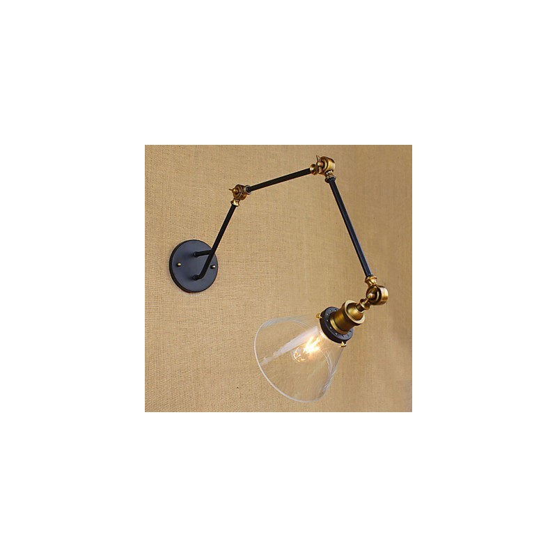 Simple Vintage Country Retro Painting Feature for Swing Arm Eye Protection Ambient Light