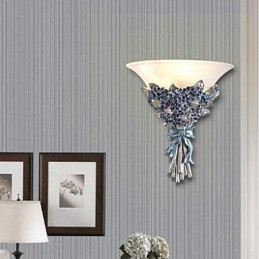 Pastorale Malerei Wand Lampe Wand Gang leuchtet eine amerikanische Harz Wandleuchten