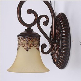 Hotel Lobby Wall Lamp Bedroom European Wall Lamp Creative Living Room Lamp Decoration Retro Corridor Wall Lamp