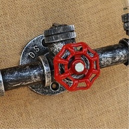 Retro Industrial Wind Switch Water Bottle Wall Lamp Wall Light Blue