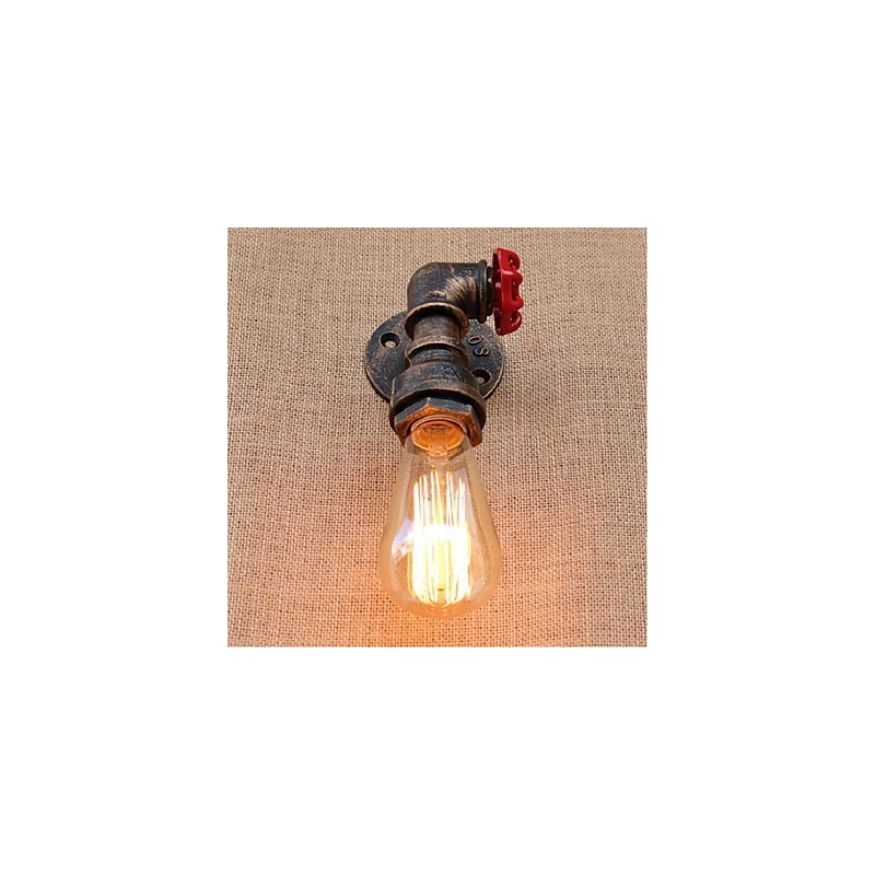 Nostalgia Simple Water Pipe Decorative Small Wall Lamp Wall Light