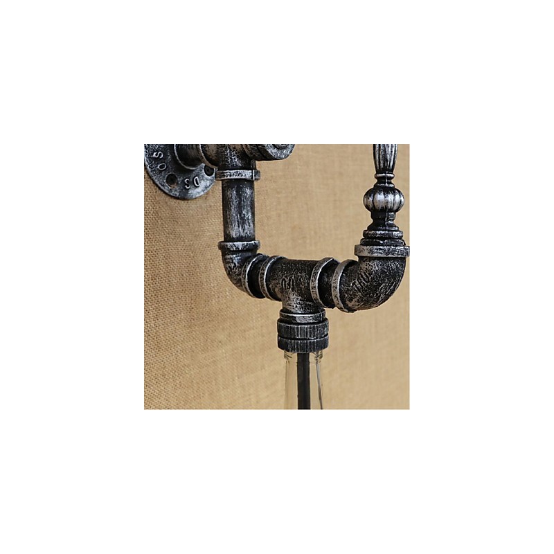 Retro Nostalgia With Switch Cafe Bar Restaurant Aisle Water Pipe Bottle Wall Lamp