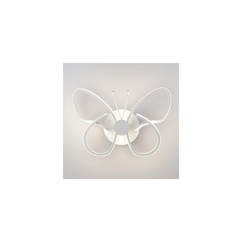Modern Wall Lights Butterfly Shape Creative Metal Acrylic Living Room Hallway Bedroom Hotel rooms Bedside Lamp