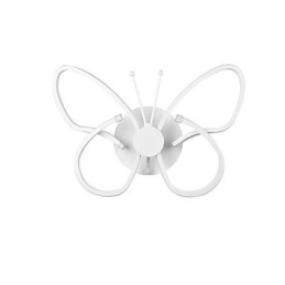 Modern Wall Lights Butterfly Shape Creative Metal Acrylic Living Room Hallway Bedroom Hotel rooms Bedside Lamp