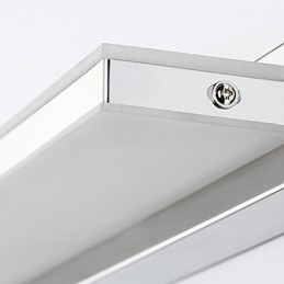 Integrated Modern Contemporary Electroplated Feature for Ambient Light Bathroom Lighting Wall Light