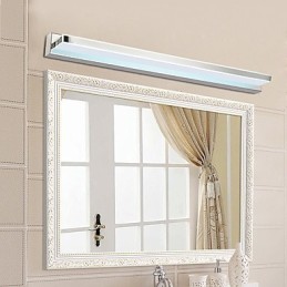 Integrated Modern Contemporary Electroplated Feature for Ambient Light Bathroom Lighting Wall Light