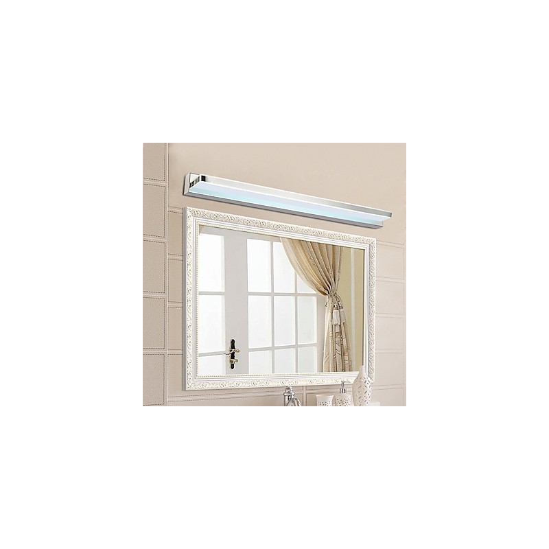 Integrated Modern Contemporary Electroplated Feature for Ambient Light Bathroom Lighting Wall Light