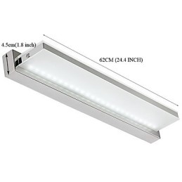 Integrated Modern Contemporary Electroplated Feature for Ambient Light Bathroom Lighting Wall Light