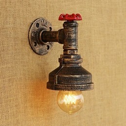 Country Retro Painting Feature for Ambient Light Wall Sconces Wall Light