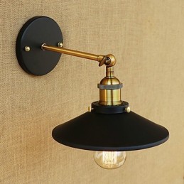 Country Retro Painting Feature for Mini Style Ambient Light Wall Sconces Wall Light