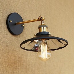 Country Retro Painting Feature for Mini Style Ambient Light Wall Sconces Wall Light