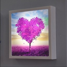 Integrated Modern Contemporary Modern Comtemporary Painting Feature for Ambient Light Wall Sconces