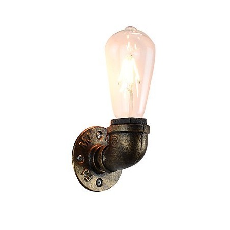 Rustic Lodge Traditional Classic Antique Brass Feature for Ambient Light Wall Sconces Wall Light