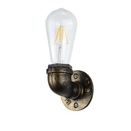 Rustic Lodge Traditional Classic Antique Brass Feature for Ambient Light Wall Sconces Wall Light