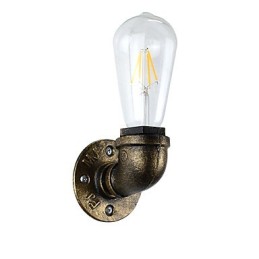 Rustic Lodge Traditional Classic Antique Brass Feature for Ambient Light Wall Sconces Wall Light