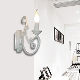Candle Lamp Bedside Lamp Wall Lamp Iron Corridor Creative Pastoral Mirror Lamp