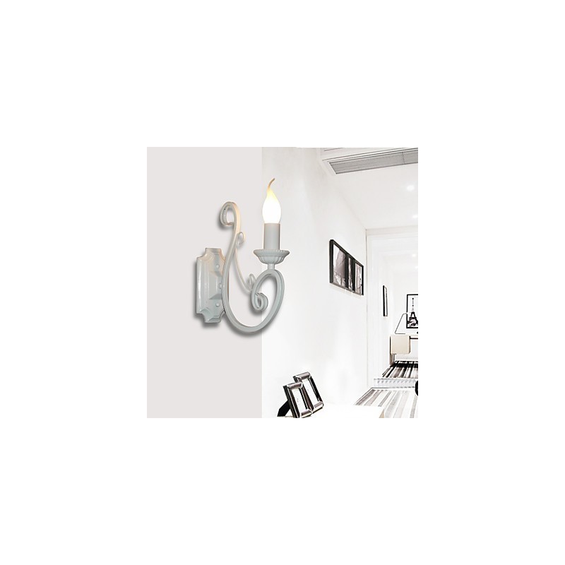 Candle Lamp Bedside Lamp Wall Lamp Iron Corridor Creative Pastoral Mirror Lamp