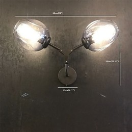 Rustic Lodge Vintage Country Retro Painting Feature for Mini Style Ambient Light Wall Sconces Wall Light