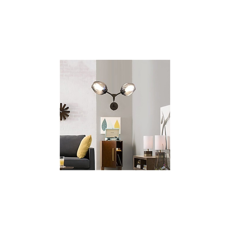 Rustic Lodge Vintage Country Retro Painting Feature for Mini Style Ambient Light Wall Sconces Wall Light