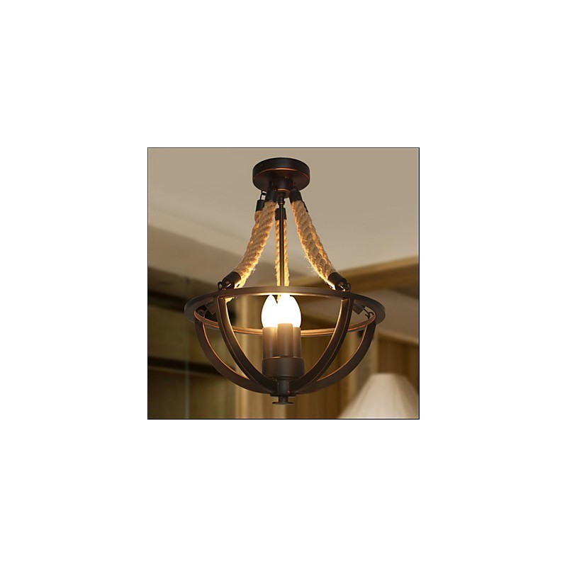 American Ceiling Retro Rope Simple Lamp