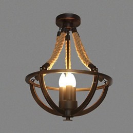 American Ceiling Retro Rope Simple Lamp
